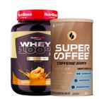 Kit Supercoffee Vanilla Latte +whey 100% Pure Doce De Leite - Caffeine Army