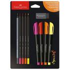 Kit SuperSoft Cores Quentes 10 Peças Faber Castell