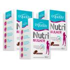 Kit Suplemento Polivitamínico Equaliv Nutri Mulher 60 Cápsulas Gelatinosas - 3 Unidades