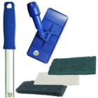 Kit Suporte Limpa Tudo + Cabo 1.4 M + Fibras 1 Verde - Star Clean Pro