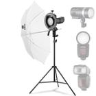 Kit Suporte Para Flash Speedlite Godox S2 Com Sombrinha E Tripé 2m Branca