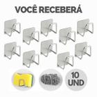 Kit Suporte Porta Esponja Bucha Inox Para Pia Cozinha - Escolha Seu Kit - Gancho Para Esponja Ref