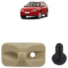 Kit Suporte Quebra Sol Parati G4 2005 A 2012 Bege Claro 2 Peças