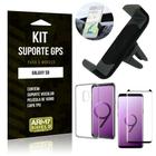 Kit Suporte Veicular Samsung Galaxy S9 Suporte + Capa + Película de Vidro - Armyshield