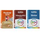 Kit Supra Senior Supra B12 e Flexigold Artri 60 Cáps Cada - Herbamed