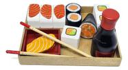 Kit Sushi De Madeira Brinquedo Educativo 16 Pçs Newart Kids