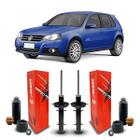 Kit Suspensão Golf 07-13 Amort. Rolamento Coifa Flex - Allen