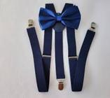 Kit Suspensório+gravata Borboleta Para Bebê De 0 A 5 Anos