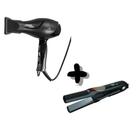 Kit taiff secador profissional new black 1900w - 127v + prancha alisadora look 450 230c - bivolt