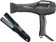 KIT TAIFF - SECADOR PROFISSIONAL NEW SMART 1700W 127V + PRANCHA ALISADORA LOOK 450 230ºC - BIVOLT