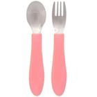 Kit talher infantil BubaZoo Unicórnio rosa Buba