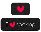 Kit Tapete Cozinha C/02 I Love Cooking (9107001)