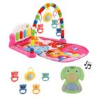 Kit Tapete de Atividades Educativo Menina Rosa + Dog Musical - Color Baby