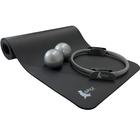 Kit Tapete NBR Confort DS1020 + Par de Bolas Tonificadoras 1kg DS1061 + Anel De Pilates DS1046 Dafoca Sports