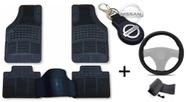 Kit Tapete Nissan Versa 2003 + Capa de Volante + Chaveiro