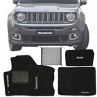 Kit Tapete Rede Bolsa Tapete Porta Malas Jeep Renegade 2018 19 20 21 22