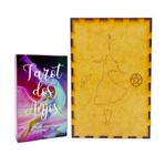 Kit Tarot dos Anjos completo e Porta Tarô Caixa Madeira