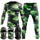 Kit Tático Tropa de Elite Paintball Segunda Pele Rasguard Térmico Masculino Feminino Treino