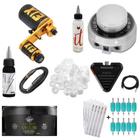 Kit Tatuagem X13 Premium Vaselina Fonte Pedal Stencil Tattoo