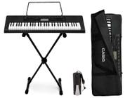 Kit Teclado Casio Musical CTK3500 5/8 61 Teclas Sensíveis Completo Com Pedal