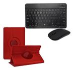 Kit Teclado E Mouse Bluetooth+ Capa Giratória 360º Compativel Para Tablet M9 - C_Mark