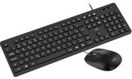 Kit Teclado E Mouse C/fio - 1200 Dpi - Soft Silence - Multi