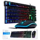 Kit Teclado e Mouse Com Fio USB Gamer