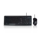 Kit Teclado e Mouse Ergonômico Com Fio Excelente Para Escritório KM501