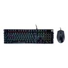 Kit Teclado E Mouse Gamer Gm300 Usb Led Rgb Preto Hp