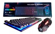 Kit Teclado E Mouse Gamer Knup Kp-Te115