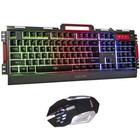 Kit Teclado e Mouse Gamer Semi-Mecânico com fio BK-G3000 - Exbom