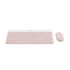 Kit Teclado e Mouse MK470 Slim, Rosa