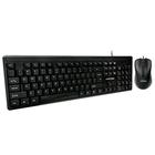 Kit Teclado E Mouse Office Com Fio 1000dpi Tc3208 Preto Hayom