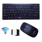 Kit Teclado E Mouse Receptor Wireless Sem Fio 2.4ghz Para Computador Notebook Gamer TV WB8068