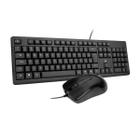 Kit Teclado E Mouse Rise Mode Office OF 01 USB DPI1000 ABNT2 Preto - RM-TM-01-FB