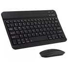 Kit Teclado E Mouse Sem Fio Bluetooth Para Tablet Pc i Pad - Preto