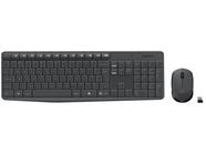 Kit Teclado e Mouse Sem Fio Logitech MK235