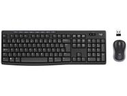 Kit Teclado e Mouse Sem Fio Logitech MK270