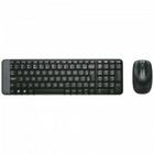 Kit Teclado e Mouse Sem Fio MK220 Preto USB Logitech