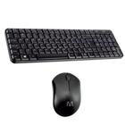 Kit Teclado E Mouse Sem Fio Multimidia Compacto Silencioso