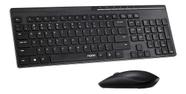 Kit Teclado E Mouse Sem Fio Rapoo X8100 - Preto - microsoft