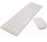 Kit Teclado E Mouse Sem Fio Wireless 2.4ghz 3200dpi Com Capa Silicone K06