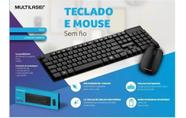Kit Teclado E Mouse Sem Fio Wireless Para Pc Notebook Mac
