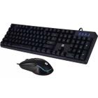 Kit Teclado e Mouse USB Gaming MEMB KM200 Preto HP