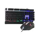 Kit Teclado Gamer e Mouse Gamer Semi Mecânico c/ Led RGB BS-503