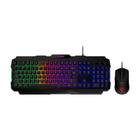 Kit Teclado Gamer MSI Forge GK100, RGB, US + Mouse Gamer, 6400 DPI, 7 Botões, Preto - S11-04US20L-HH9