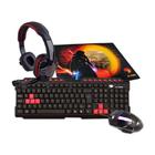 Kit Teclado Mouse Gamer Led Mouse Pad Headset G-Fire