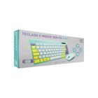 Kit teclado/mouse s/fio c3tech k-w71gn verde tkl