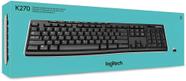 Kit teclado/mouse s/fio logitech mk270