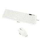 Kit Teclado + Mouse Sem Fio Com Capa Silicone Slim Wireless - Exbom